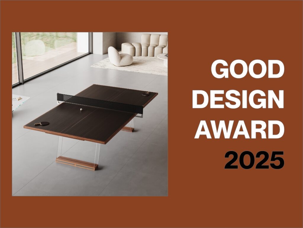 good design award scambio ping pong table