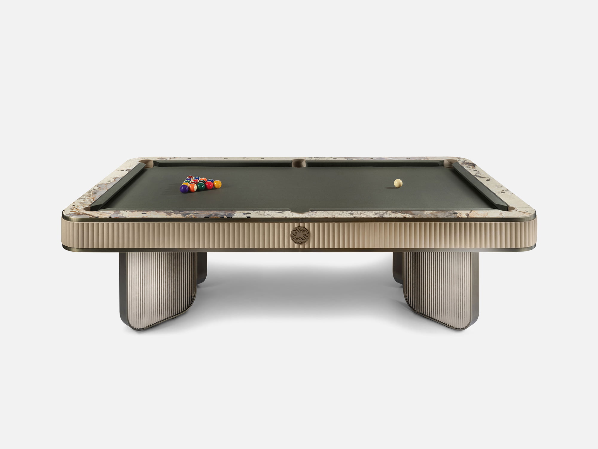 Olive billiard table by Elie Saab x Impatia