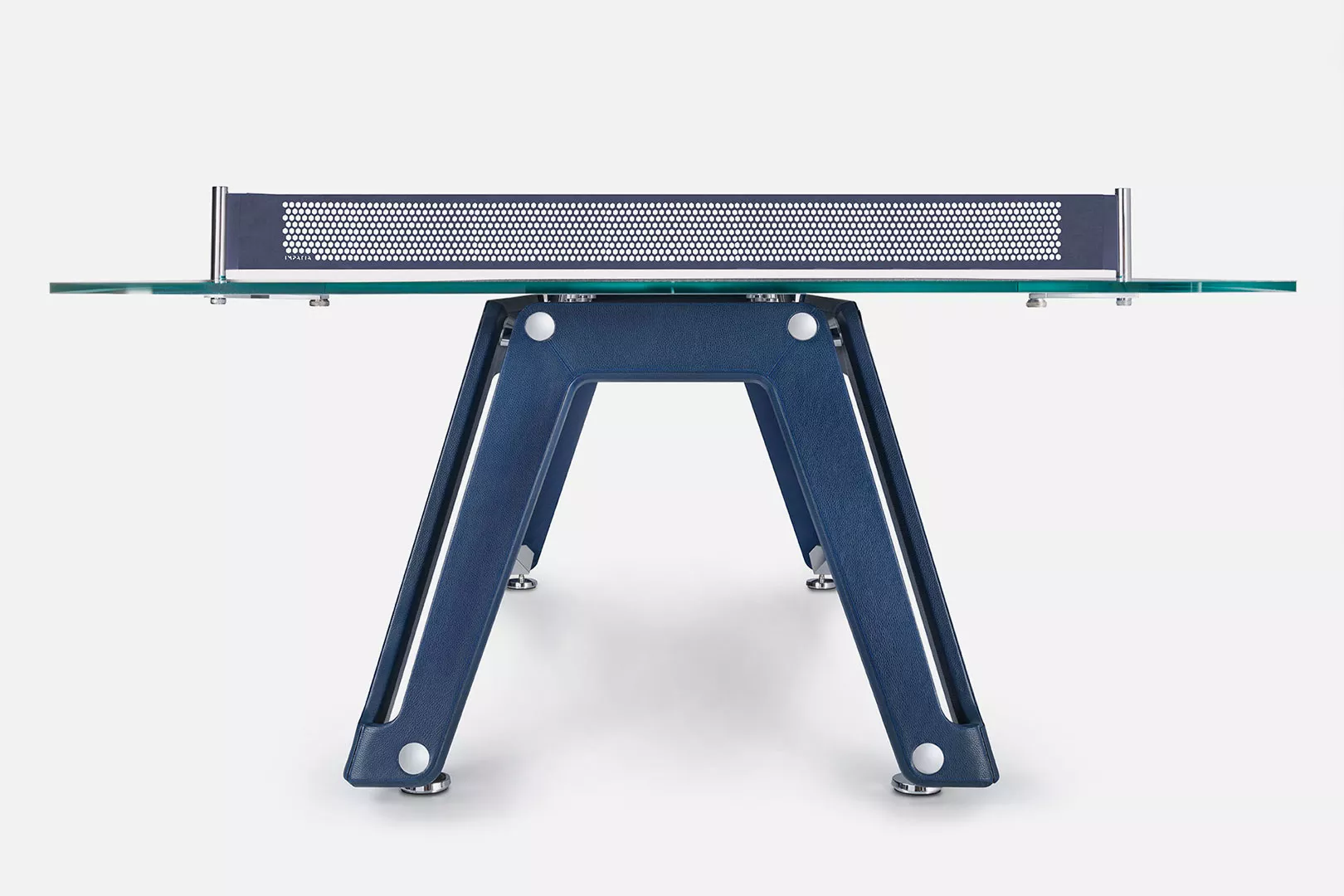 Lungolinea, luxury glass ping pong table