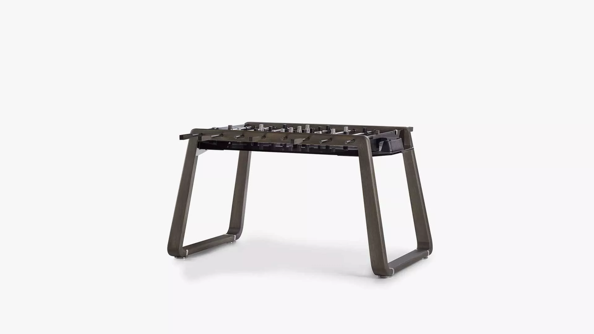 Derby, foosball table with glass top